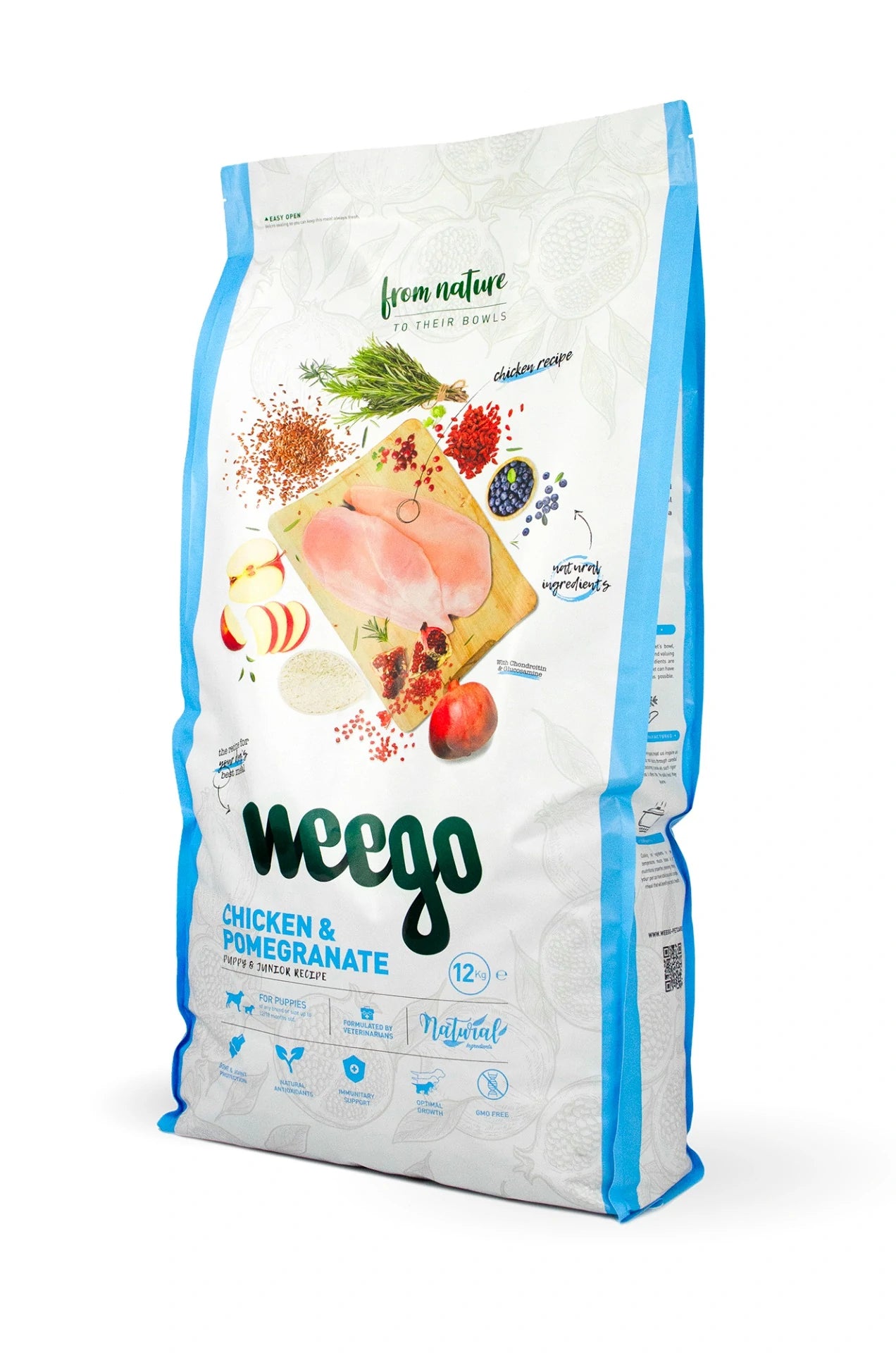 WEEGO DOG FOOD CHICKEN &amp; POMEGRANATE 