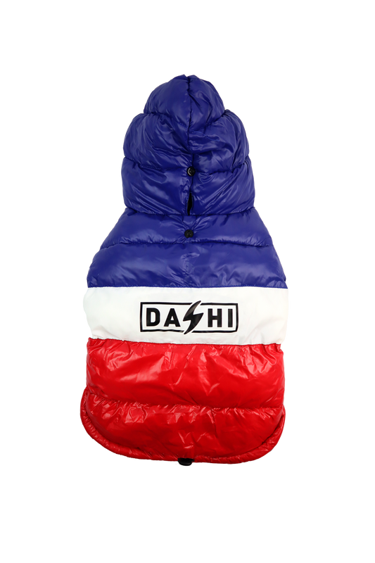 Dashi STRIPES3 Red & Blue Anorak