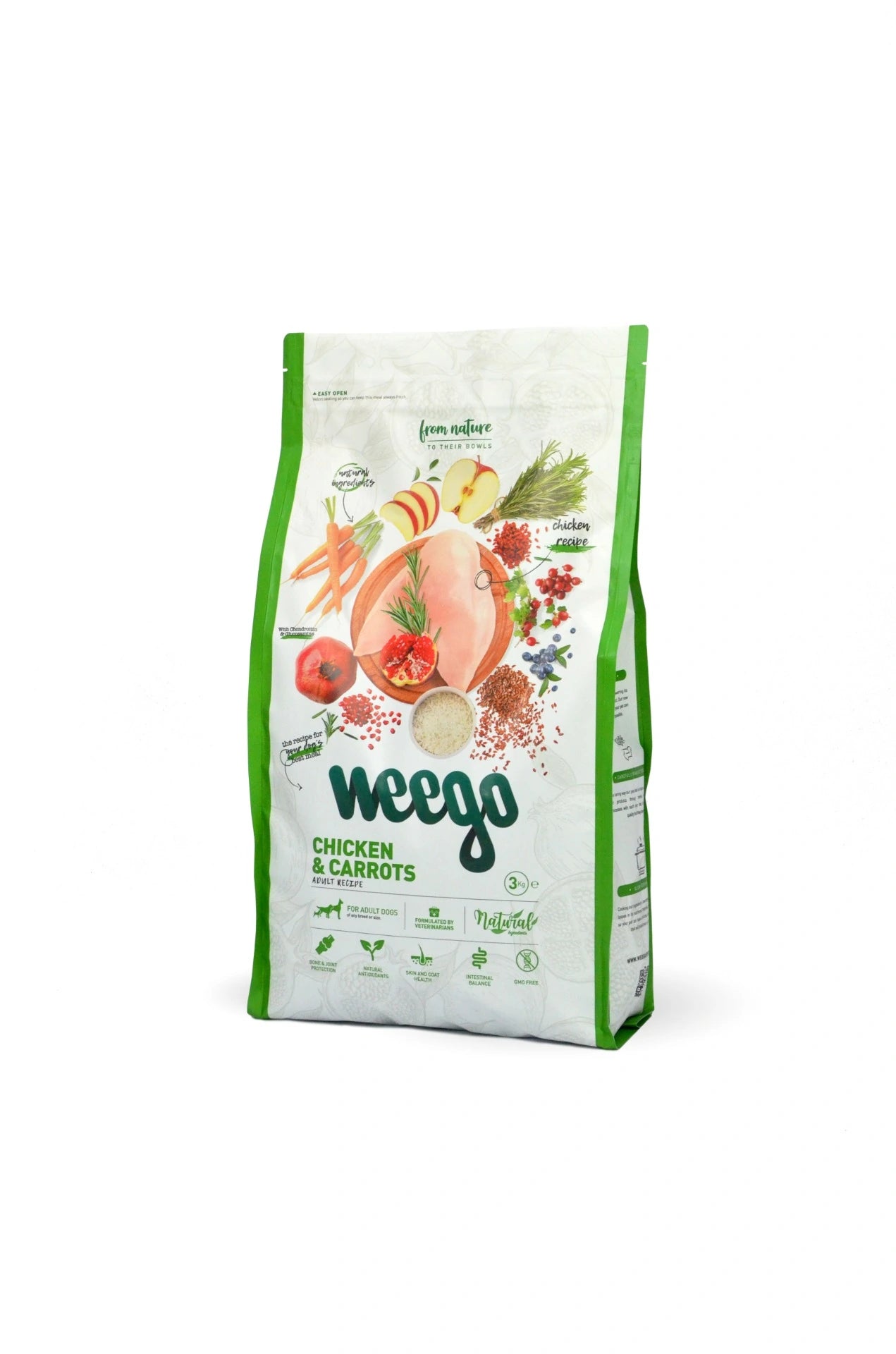 WEEGO DOG FOOD CHICKEN &amp; CARROTS 