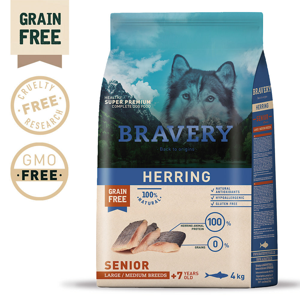 BRAVERY - Herring (Arenque) Adult Large/Medium Breed (Senior)