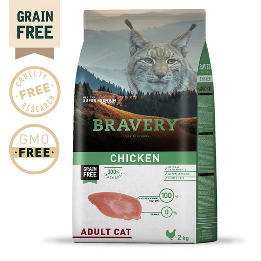 BRAVERY - Chicken Adult Cat (grain free)