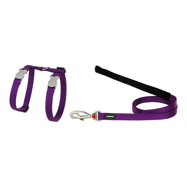 REDDINGO "PLAIN" CAT CHEST+LEASH - (XS) 12MM 