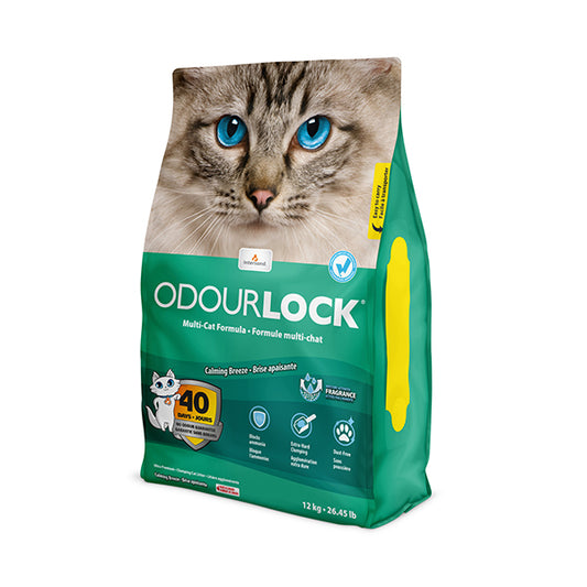 ULTRA-CLOGGING LITTER FOR CATS "ODOURLOCK" - CALMING BREEZE 