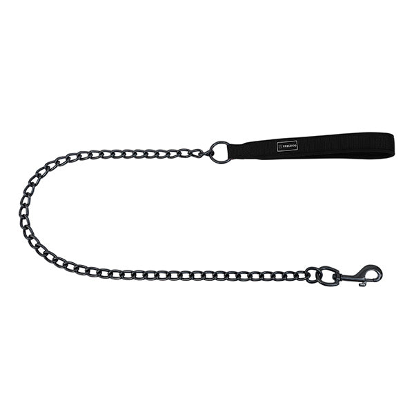 METALLIC GUN LEASH WITH NYLON HANDLE 