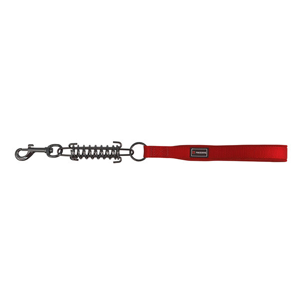 NYLON HANDLE LEASH WITH GUN SPRING 