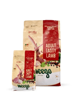 WEEGO GRAIN FREE DOG FOOD ADULT TASTY LAMB 