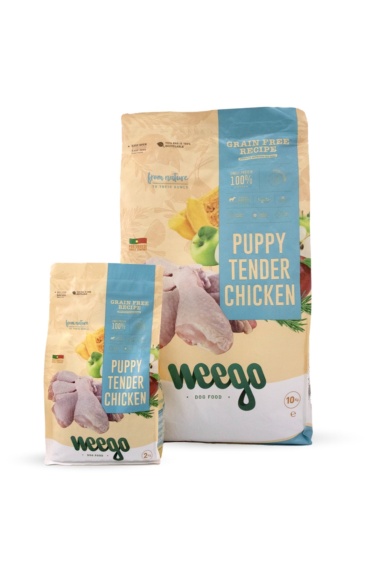 Weego grain free Dog food puppy tender chicken