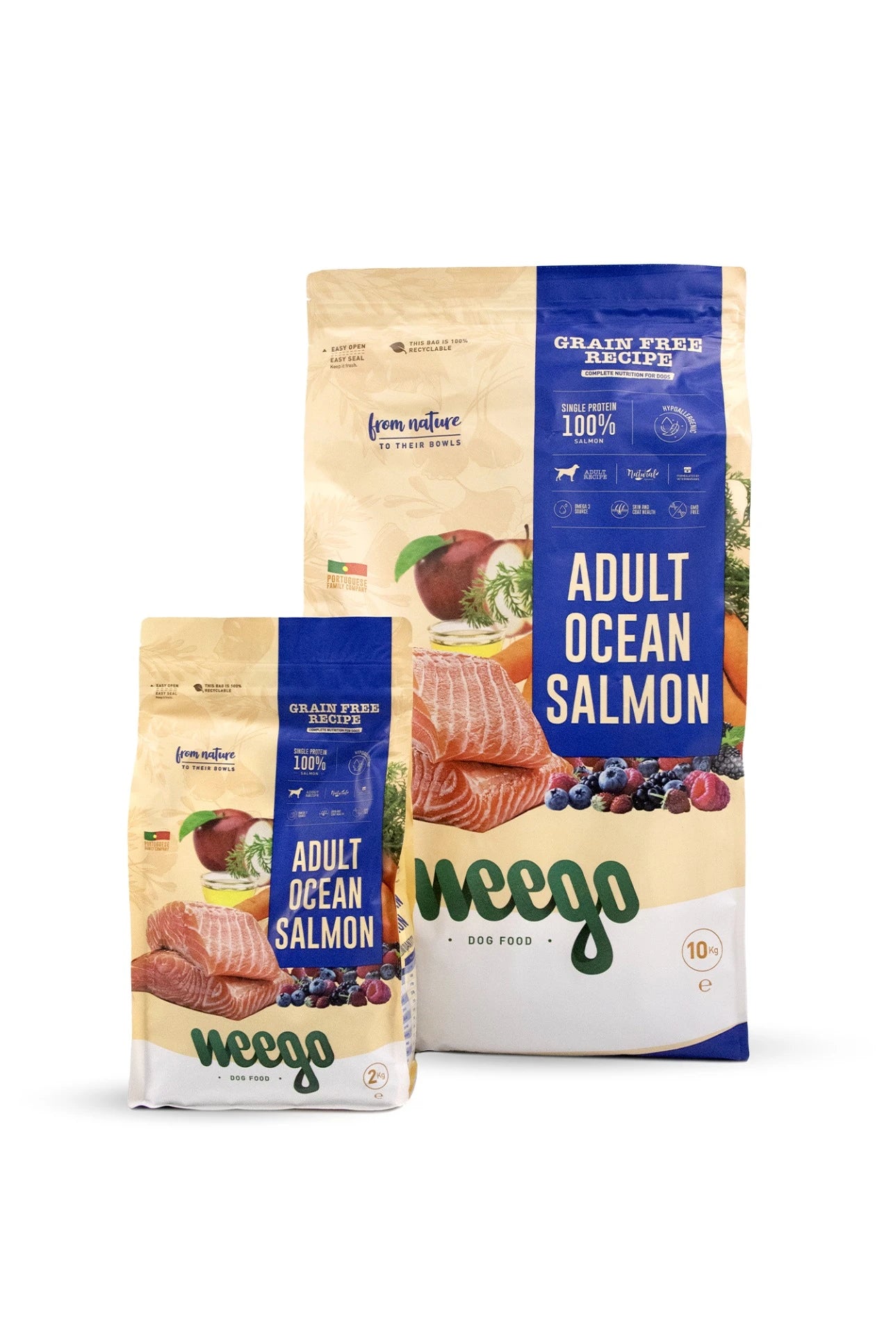 Weego grain free Dog food adult ocean salmon