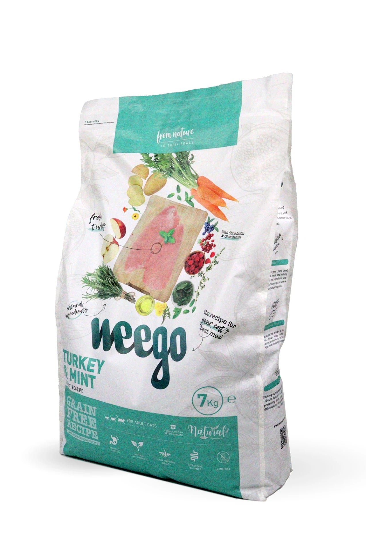 Weego Cat food turkey & mint